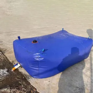 SAFWEL Emergency Water Bladder Tanks Tear-Resistant Water Bag with Faucet, Water Resources Emergency Water Tank for Building Camping, Water Storage Bladder Tank Bag (Size : 4.5x1x1m/4500L/1188Gallon