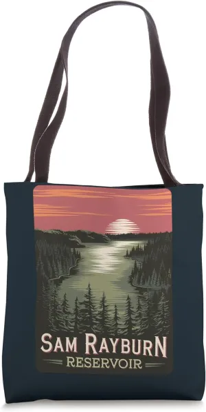 Sam Rayburn Reservoir Scenic Sunset View Tote Bag