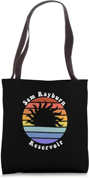 Sam Rayburn Reservoir Texas TX Sunrise Souvenir Vacation Tote Bag