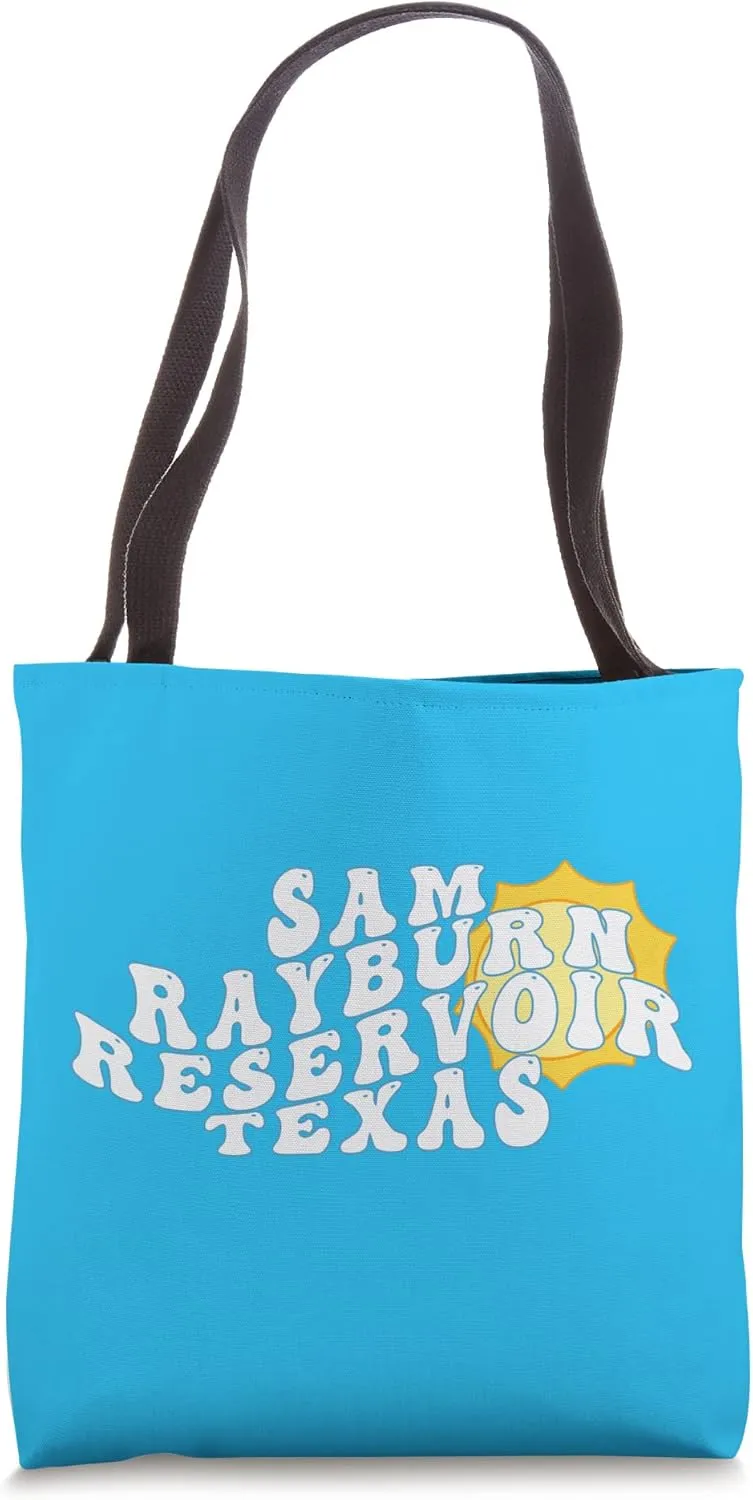 Sam Rayburn Reservoir Texas TX Sunrise Vacation Souvenir Tote Bag