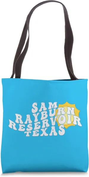 Sam Rayburn Reservoir Texas TX Sunrise Vacation Souvenir Tote Bag