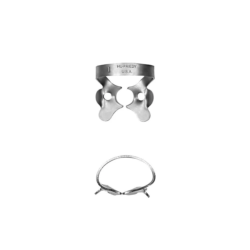 Satin Steel RDCM1 Crampons à digue Prémolaire supérieure - Hu-Friedy