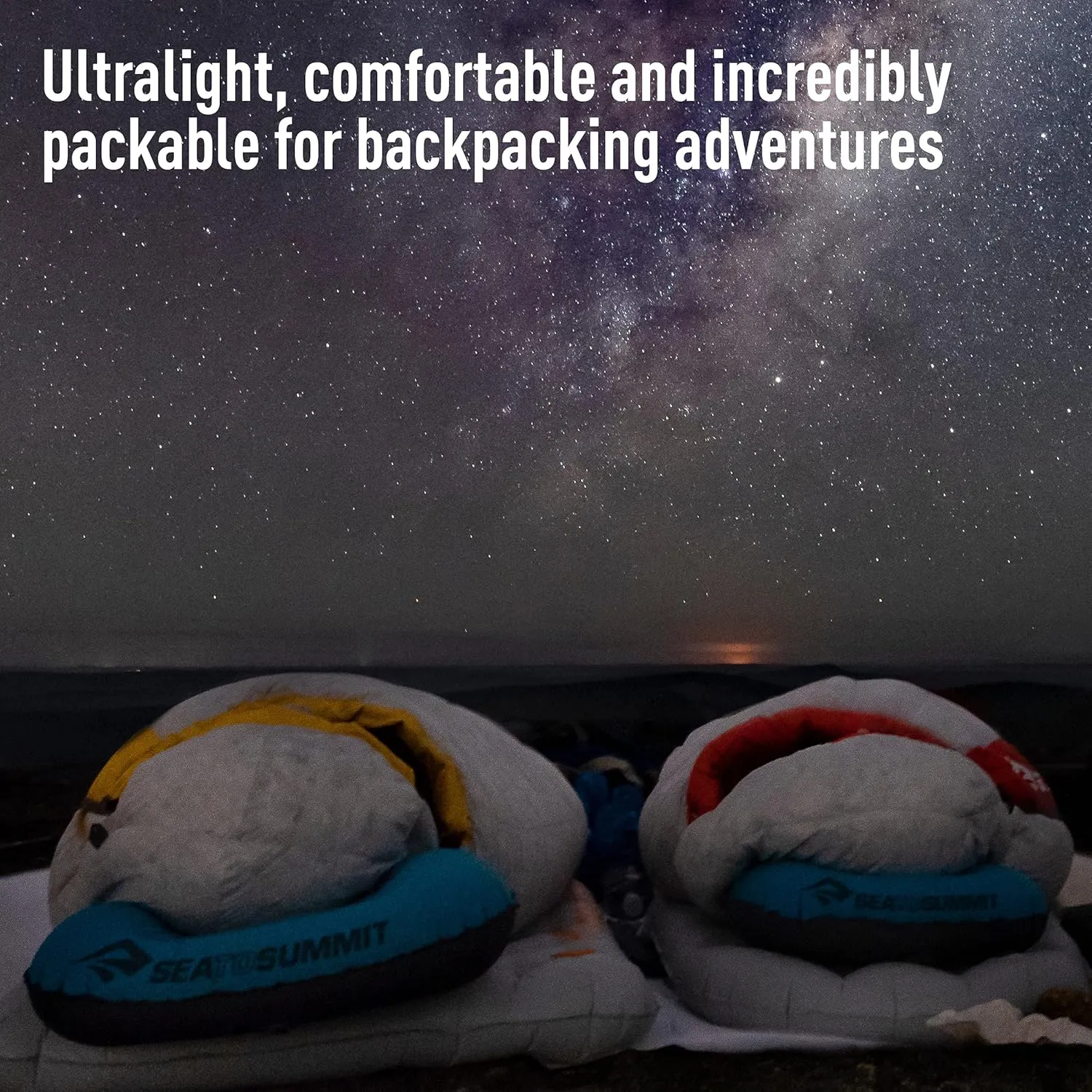 Sea to Summit Aeros Ultralight Inflatable Camping and Travel Pillow, Large (17.3 x 12.6), Sea Foam