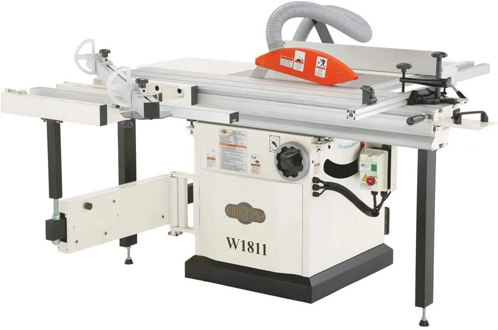 Shop Fox W1811 10-Inch 5 HP Sliding Table Saw