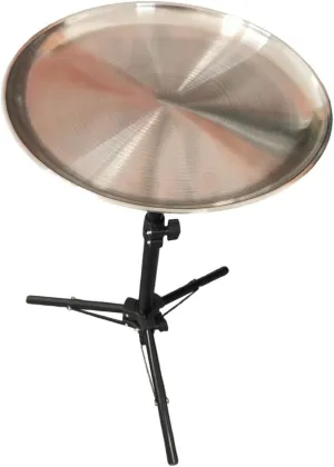 Side Table Folding Camping Table Height Adjustable 30cm Diameter Sturdy Easy to Carry Lightweight Round for Barbecue Bedroom