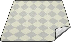 Silver Beige Waterproof Camping Picnic Rug XXL Lawn Outdoor Camping Mat for Ground Spring Gifts Sabana para Picnic