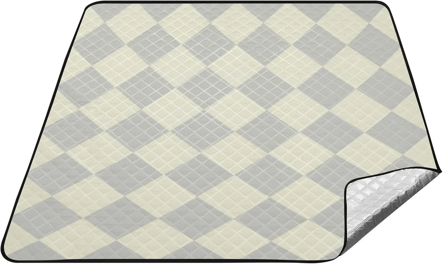 Silver Beige Waterproof Camping Picnic Rug XXL Lawn Outdoor Camping Mat for Ground Spring Gifts Sabana para Picnic