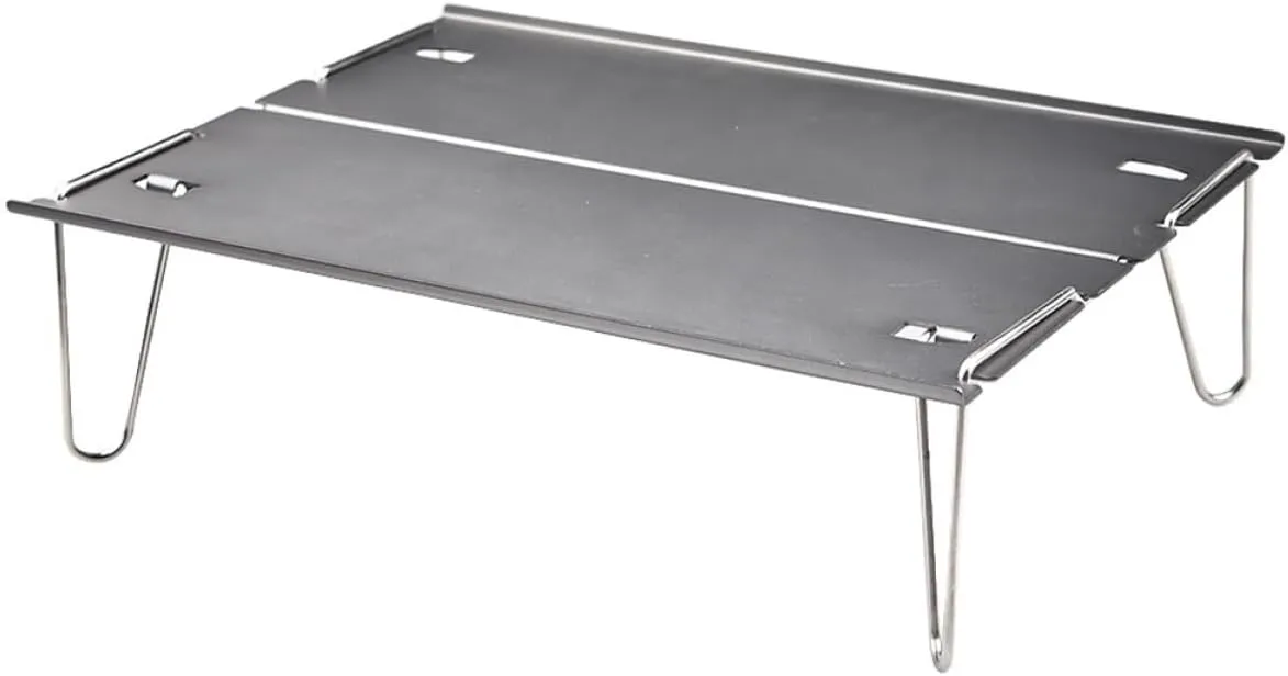Sosoport Portable Mini Folding Table for Outdoor Camping Lightweight Design for Bbqs Grilling and Sports Events Compact for and Transport