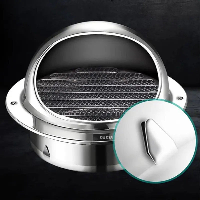 Stainless Steel Rainproof Vent Grille Cover