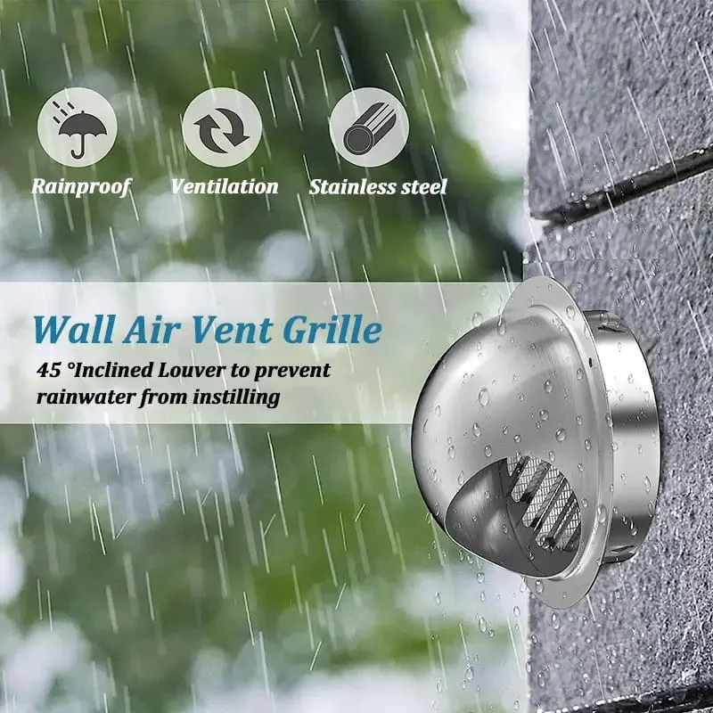 Stainless Steel Rainproof Vent Grille Cover