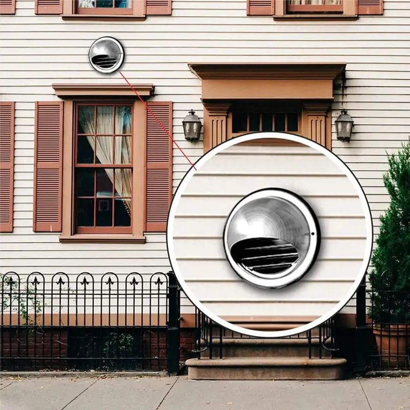 Stainless Steel Rainproof Vent Grille Cover