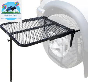 Sturdy Vehicle-Mounted Outdoor Table for Camping