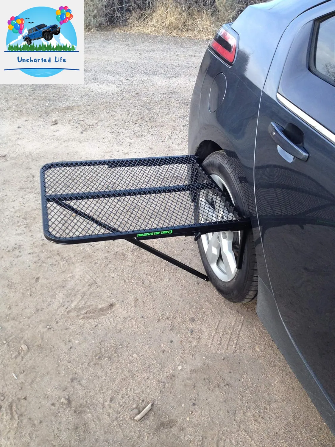 Sturdy Vehicle-Mounted Outdoor Table for Camping