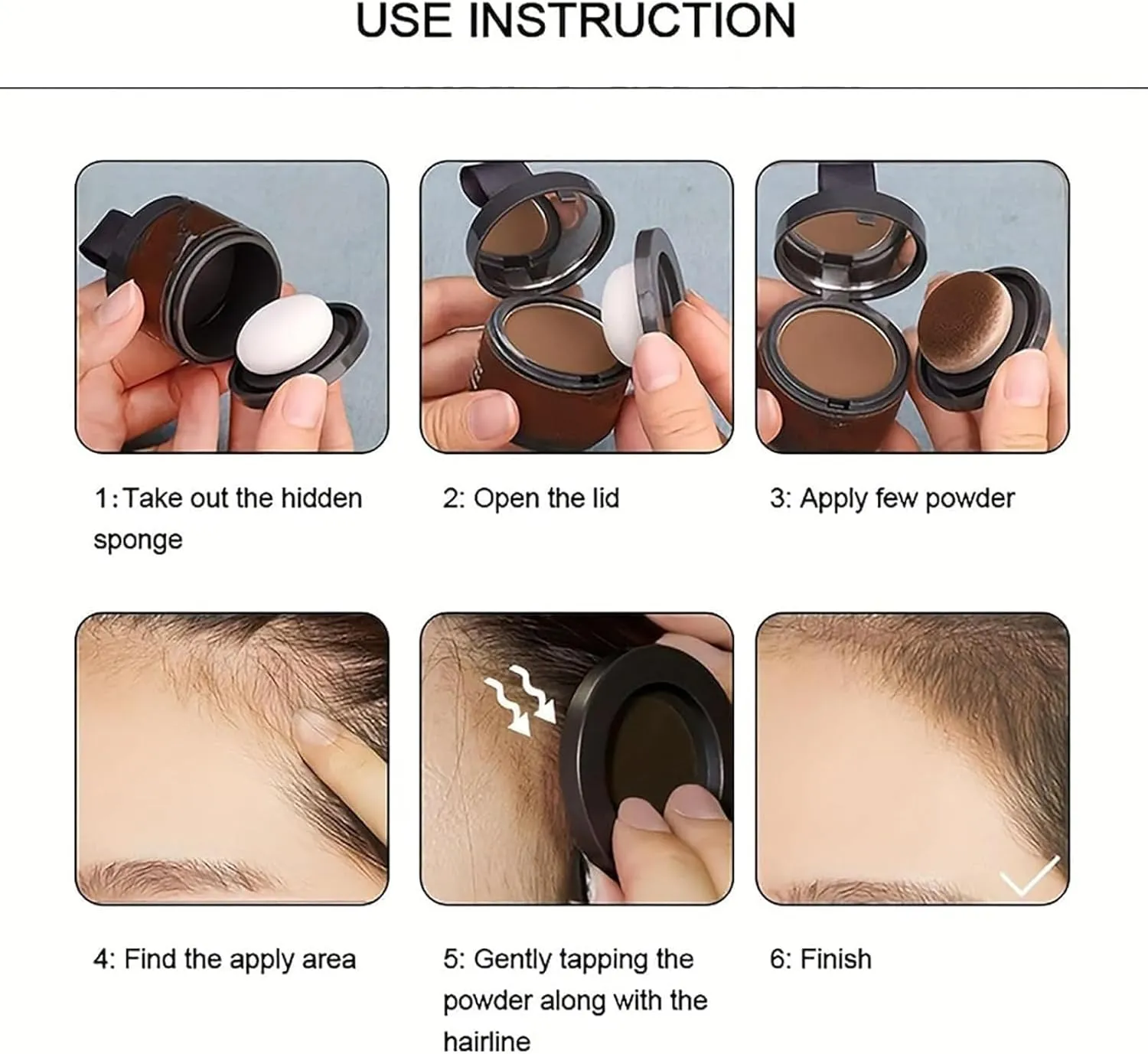 Substantion Hair Color, Transparent Root Cover Up, Substantion Root Cover Up, Substantian Root Cover Up, Hair Color-#01 Ash Brown