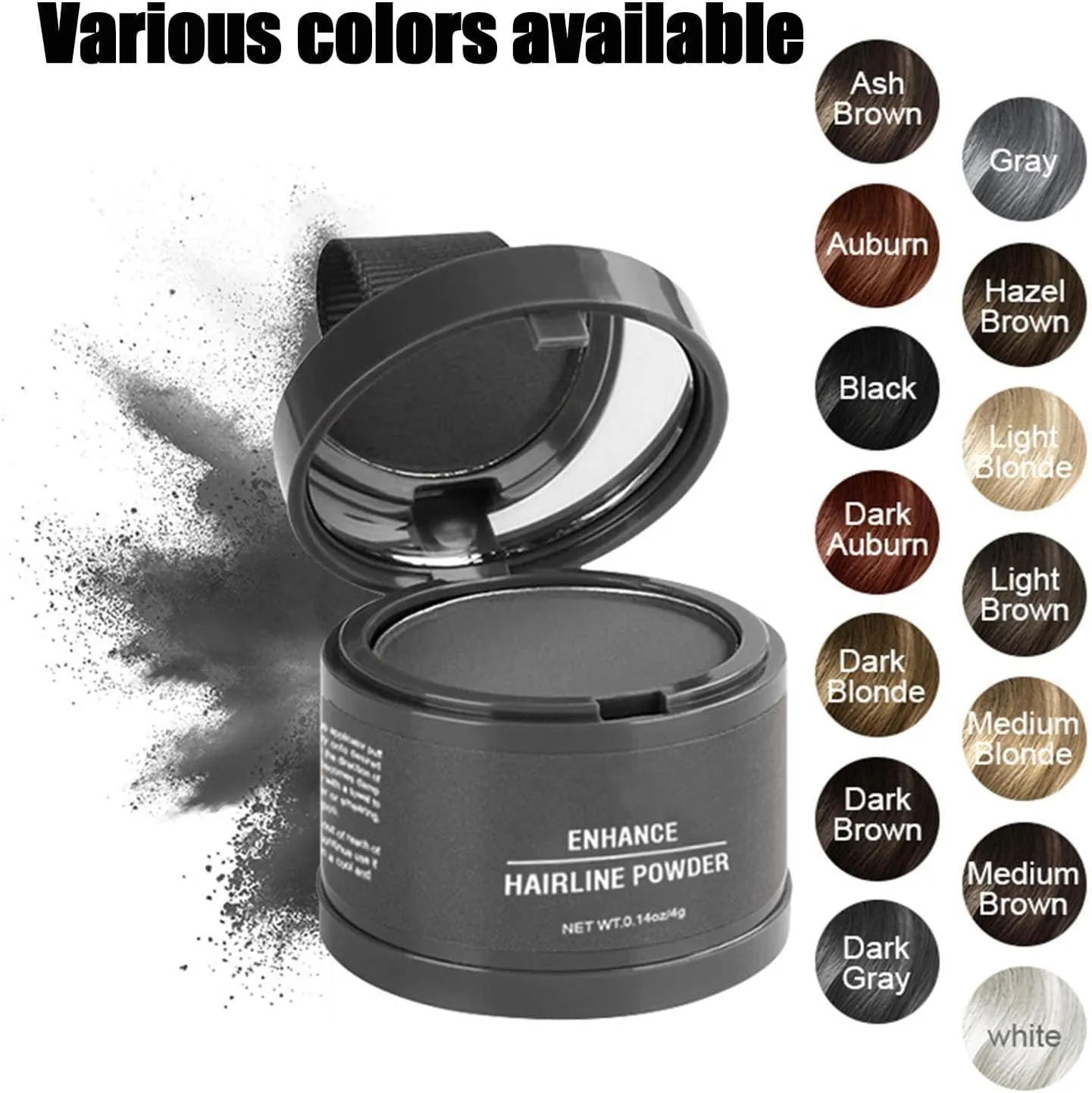 Substantion Hair Color, Transparent Root Cover Up, Substantion Root Cover Up, Substantian Root Cover Up, Hair Color-#01 Ash Brown