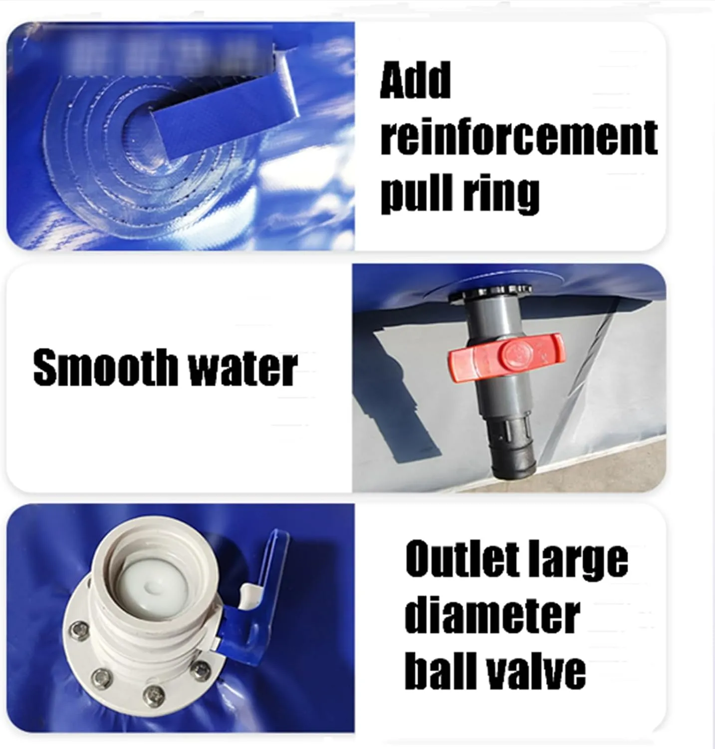 Summer Portable Water Collection Bucket, Storage Bag, Large Capacity Thickened Water Bag, Outdoor Portable Liquid Bag,240L