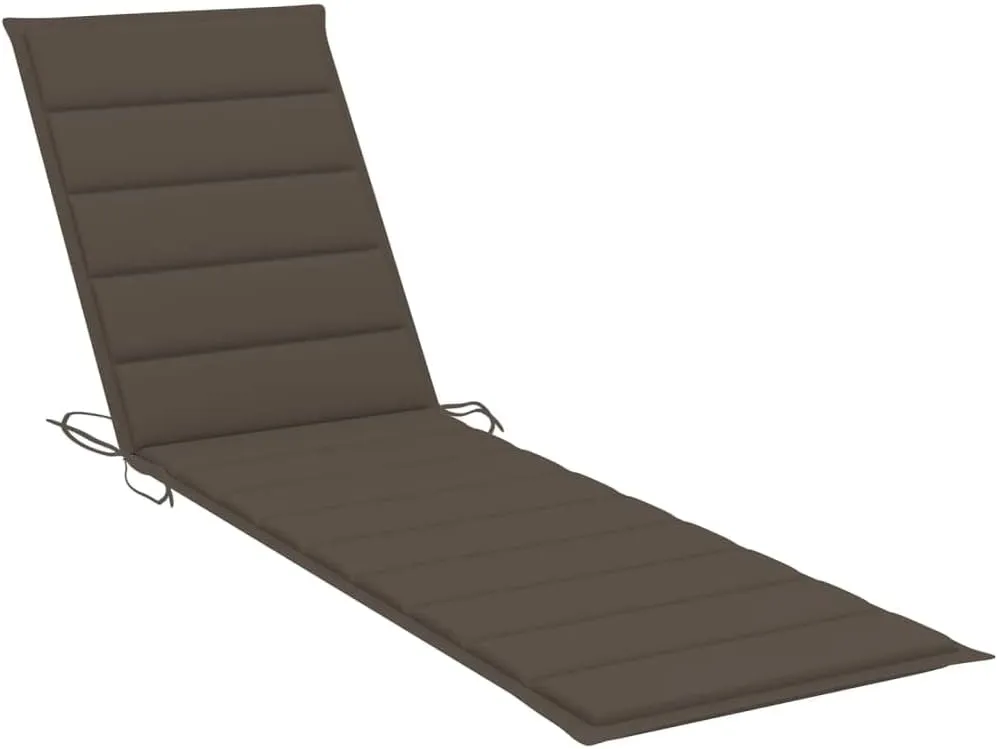 Sun Loungers 2 pcs with Table and Cushion Solid Teak Woodtanning Chair Recliner Camping Chairs Patio Suitable for Garden Courtyard