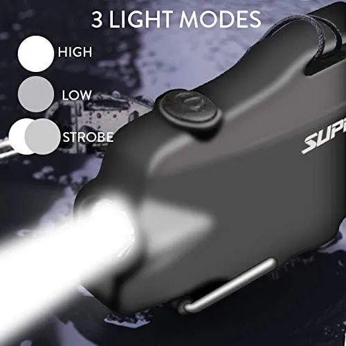 SUPRUS Waterproof Lighter 3 Modes of Flashlight Windproof Lighter Dual Arc Electric Lighters Rechargeable Dual Arc Plasma Lighter with Survival Emergency Whistle and Lanyard