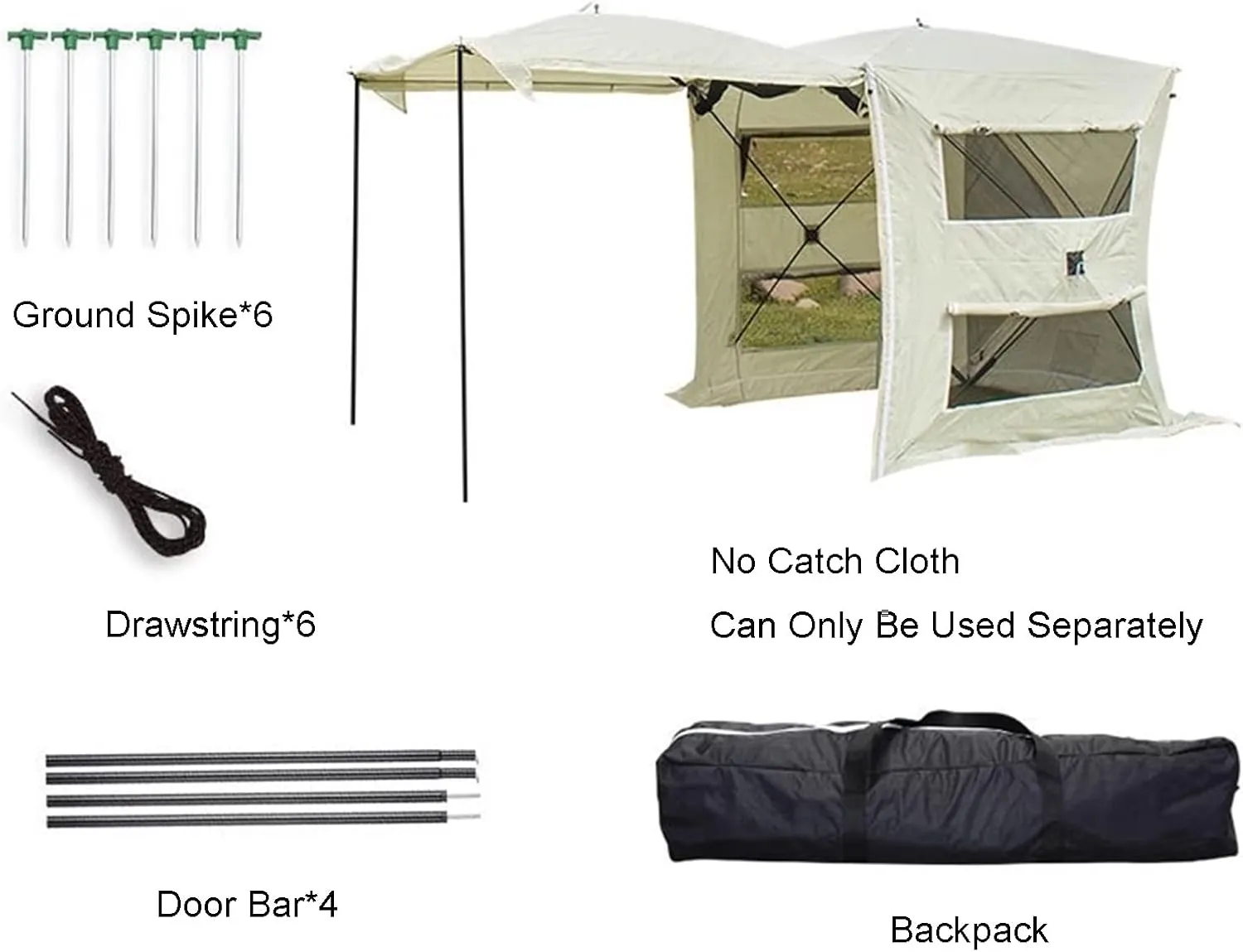 SUV Truck Tent for Camping 3-4 Person Car Rear Tents,Automatic Pop Up Tailgate Awning Tent Hatch Tents for Caravan MPV Hatchback Minivan Sedan with Storage Bag