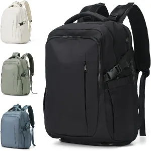 suwasp Large Travel Backpack for Women Men Airline Approved Carry On Personal Item Backpack Bag Frontier Airlines Personal Item Bag Flight Approved Luggage Backpack - Black