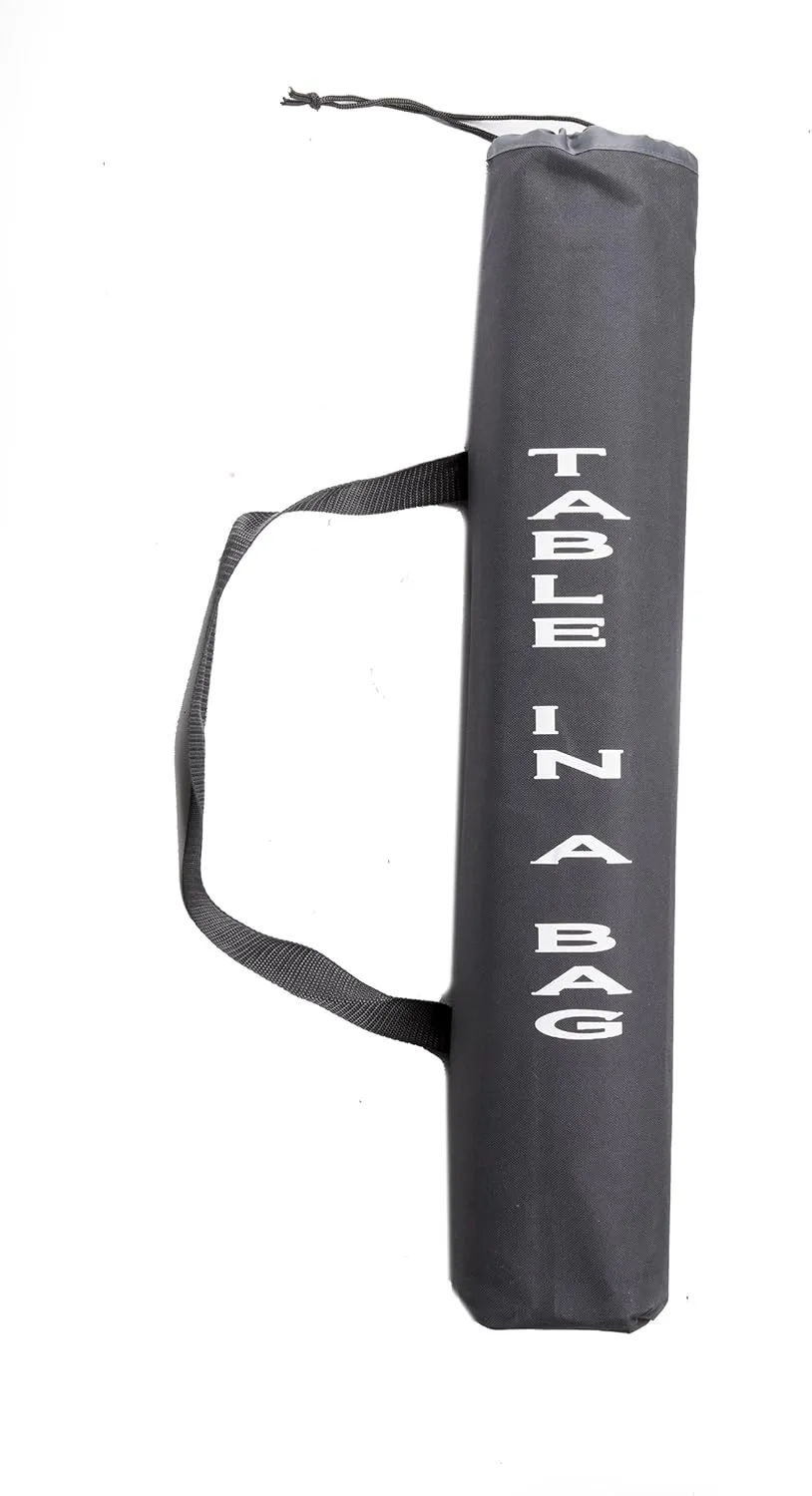 TA2727G Tall Aluminum Portable Table with Carrying Bag, Green