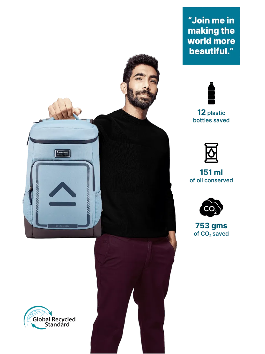 Tall Boy Light Blue Backpack
