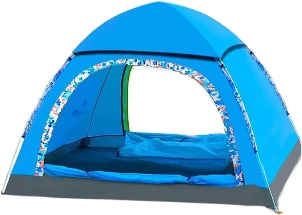 Tents for Camping Beach Tents Automatic Quick Opening Camping Tent Large Space Super Breathable Outdoor Tent 2-3 Person Rainproof Family Tents for Camping Hiking Traveling