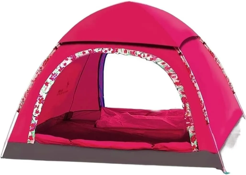 Tents for Camping Beach Tents Automatic Quick Opening Camping Tent Large Space Super Breathable Outdoor Tent 2-3 Person Rainproof Family Tents for Camping Hiking Traveling
