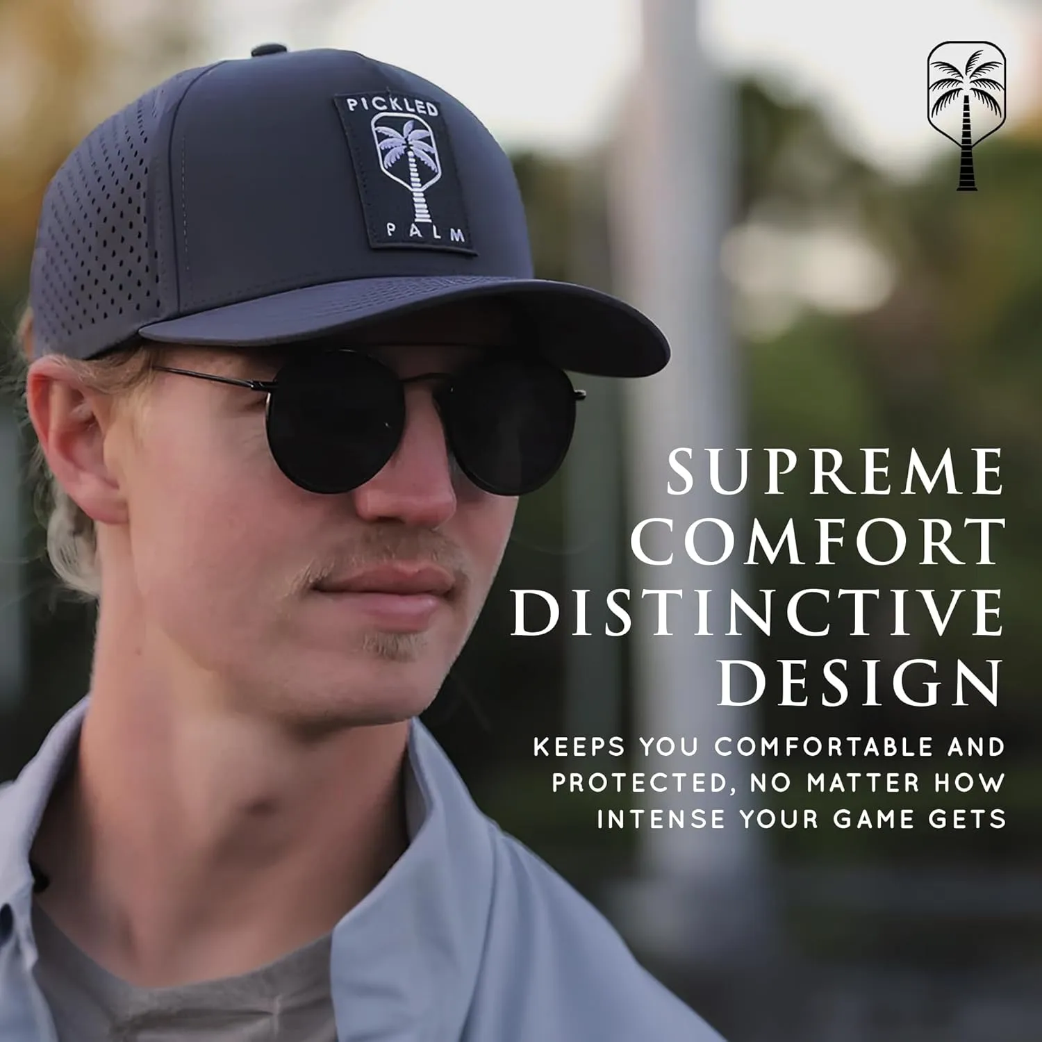 The Daytime Performance Pickleball Hat-100% Waterproof,Sweat-Resistant & Lightweight-Performance Hats for Unisex