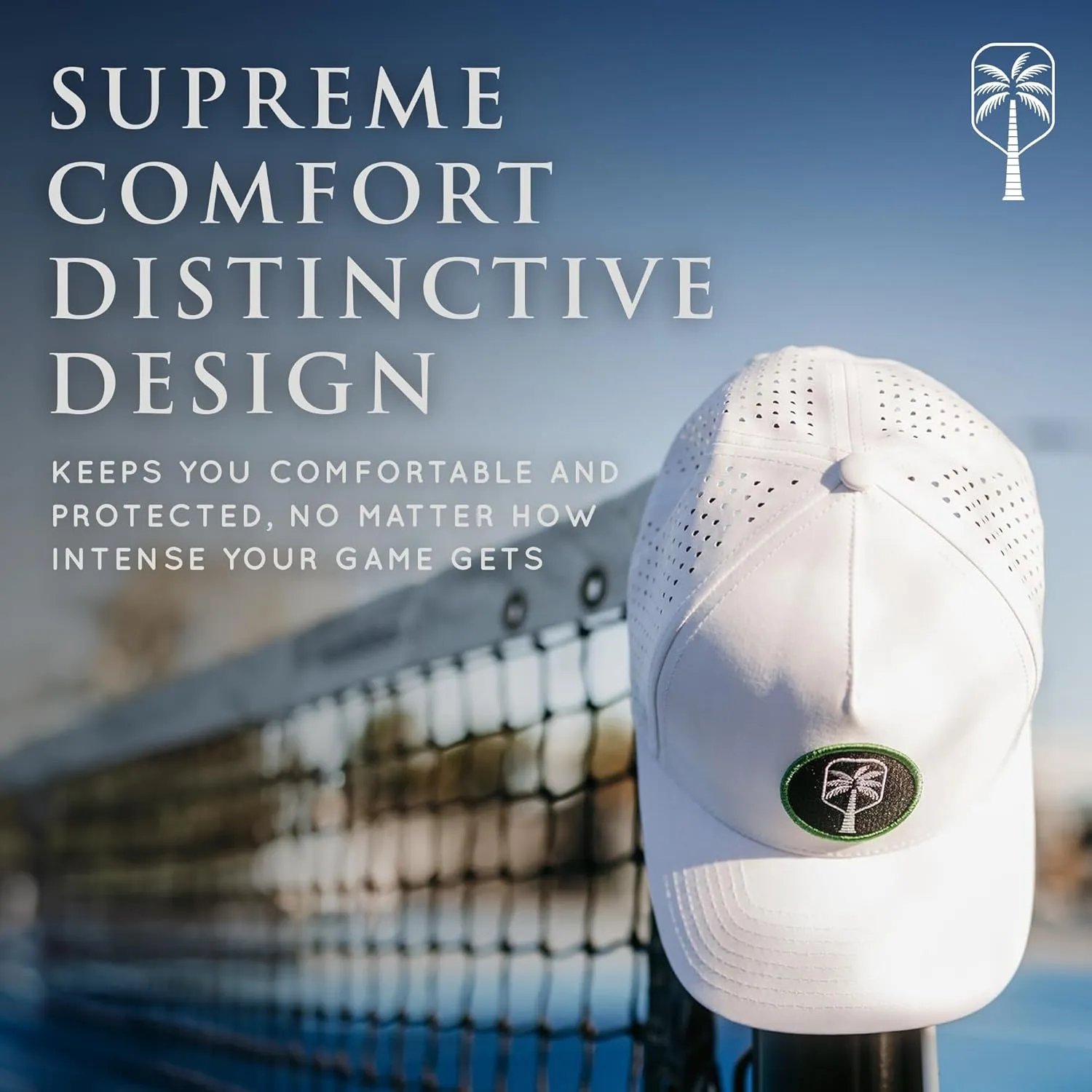 The Daytime Performance Pickleball Hat-100% Waterproof,Sweat-Resistant & Lightweight-Performance Hats for Unisex