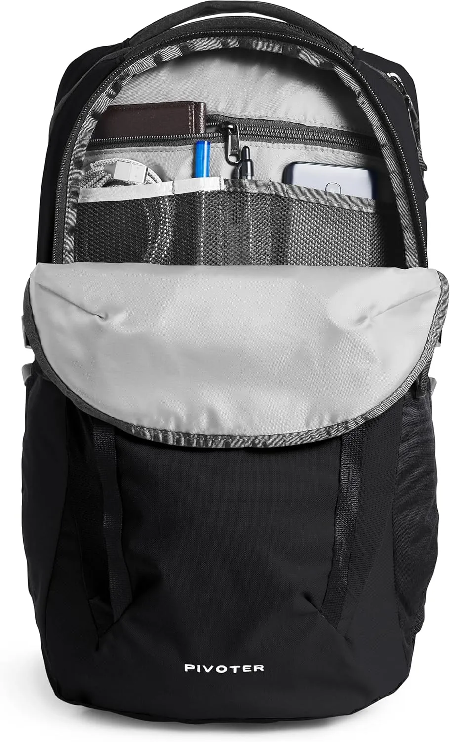 THE NORTH FACE Pivoter Everyday Laptop Backpack - NPF, TNF Black-NPF, One Size