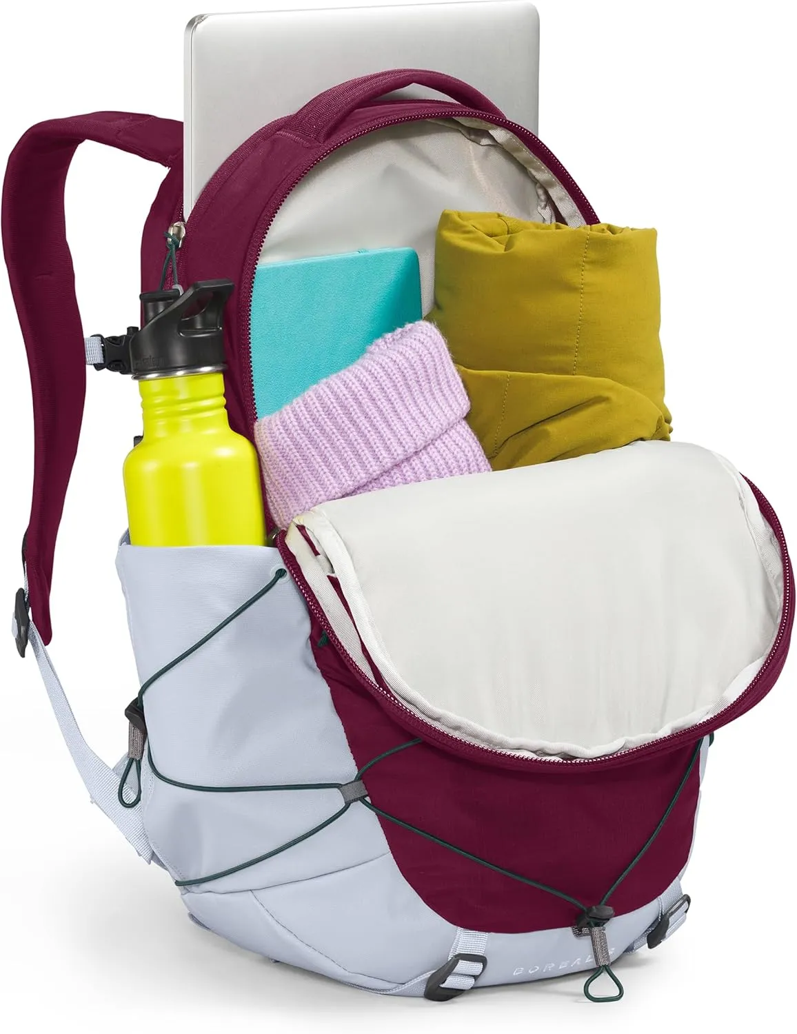 THE NORTH FACE Women's Borealis Commuter Laptop Backpack, Boysenberry/Dusty Periwinkle/Cave Blue, One Size