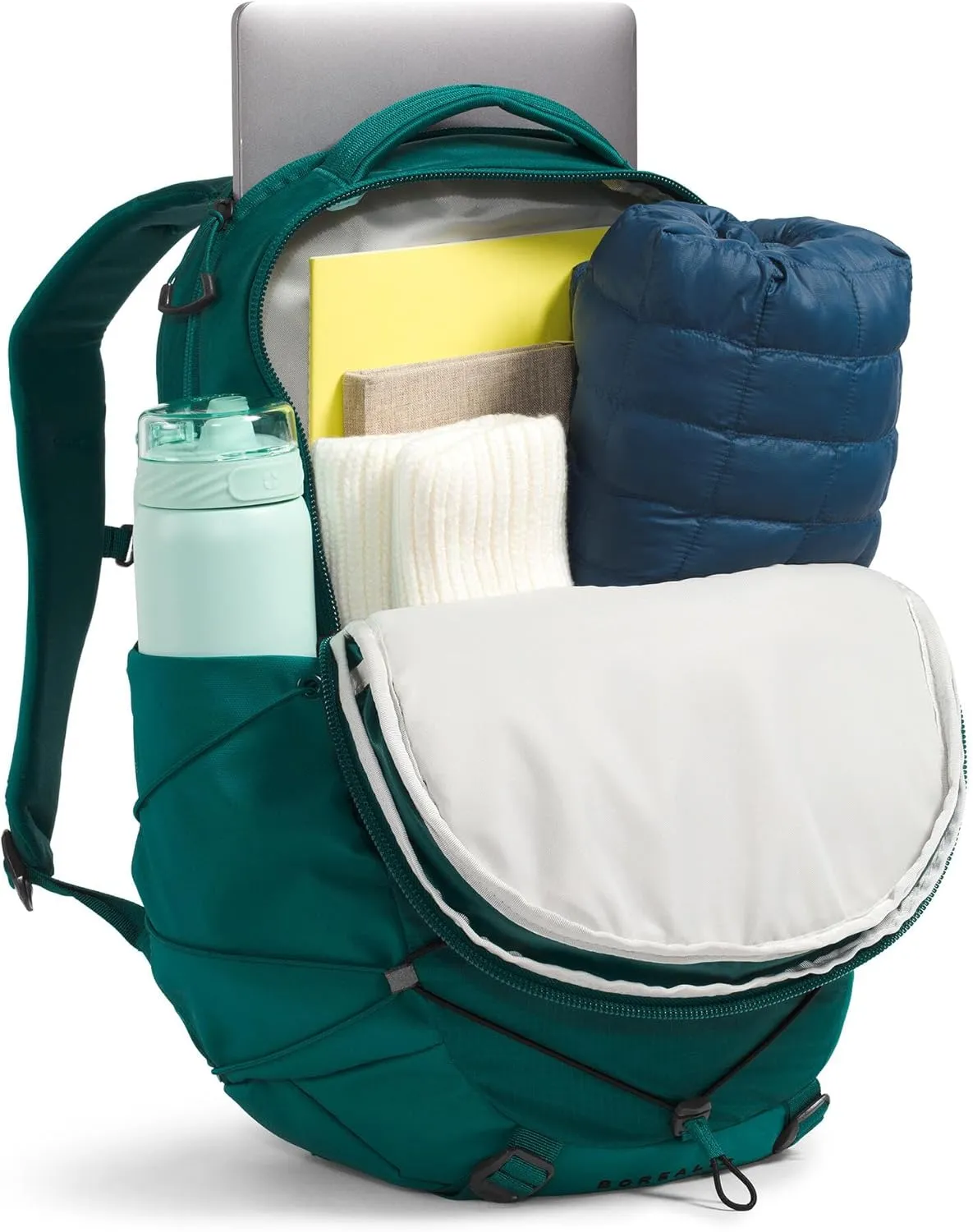 THE NORTH FACE Women's Borealis Commuter Laptop Backpack, Deep Nori/TNF Black, One Size