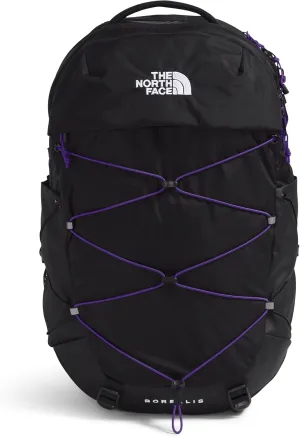 THE NORTH FACE Women's Borealis Commuter Laptop Backpack, TNF Black/Peak Purple, One Size