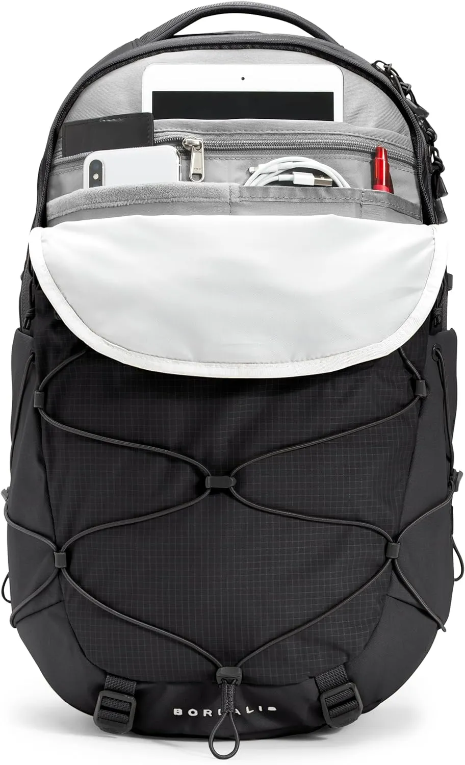 THE NORTH FACE Women's Borealis Commuter Laptop Backpack, TNF Black/TNF White-NPF, One Size