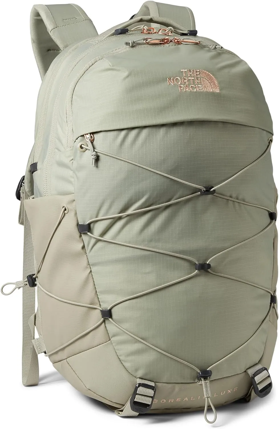 THE NORTH FACE, Womens, Women's Borealis Luxe, Clay Grey/Burnt Coral Metallic, One Size