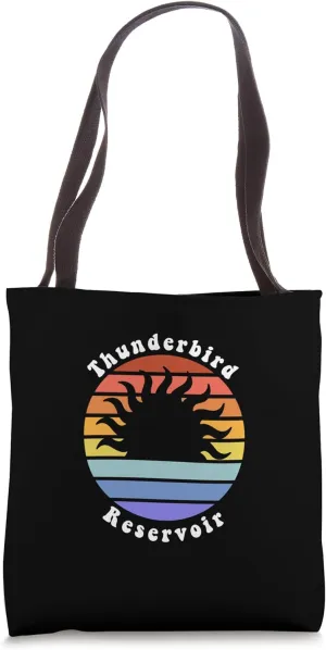 Thunderbird Reservoir Oklahoma Sunrise Vacation Souvenir Tote Bag