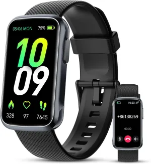 TIMU Fitness Tracker, Fitness Watch with 24/7 Heart Rate Monitor/Sleep Tracker, 20  Sports Modes Step Calorie Counter Pedometer, IP68 Waterproof Activity Trackers and Smartwatches Android/iOS