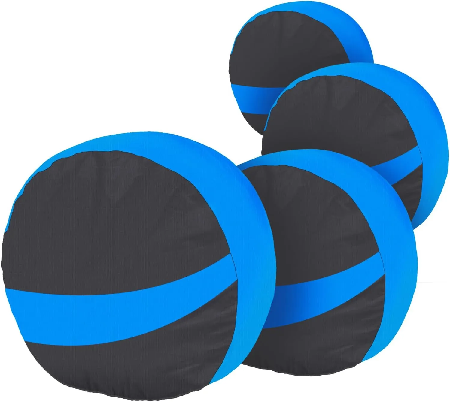 Tire Covers 4 Pack,Tough Tire Wheel Protector for Jeep, Camper, SUV, Travel Trailer,RV, Truck,Universal Outdoor Waterproof Anti-UV Snow Sun Rain Tire Covers Set Fits Tire Diameters 27-29 Inches