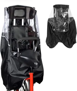Topyond Children Bicycle Raincoat Cover, Waterproof Bike Back Seat Protection,Rainproof Bicycle Supplies for Home Use,Essential Rain Cover for Kids Cycling Gear
