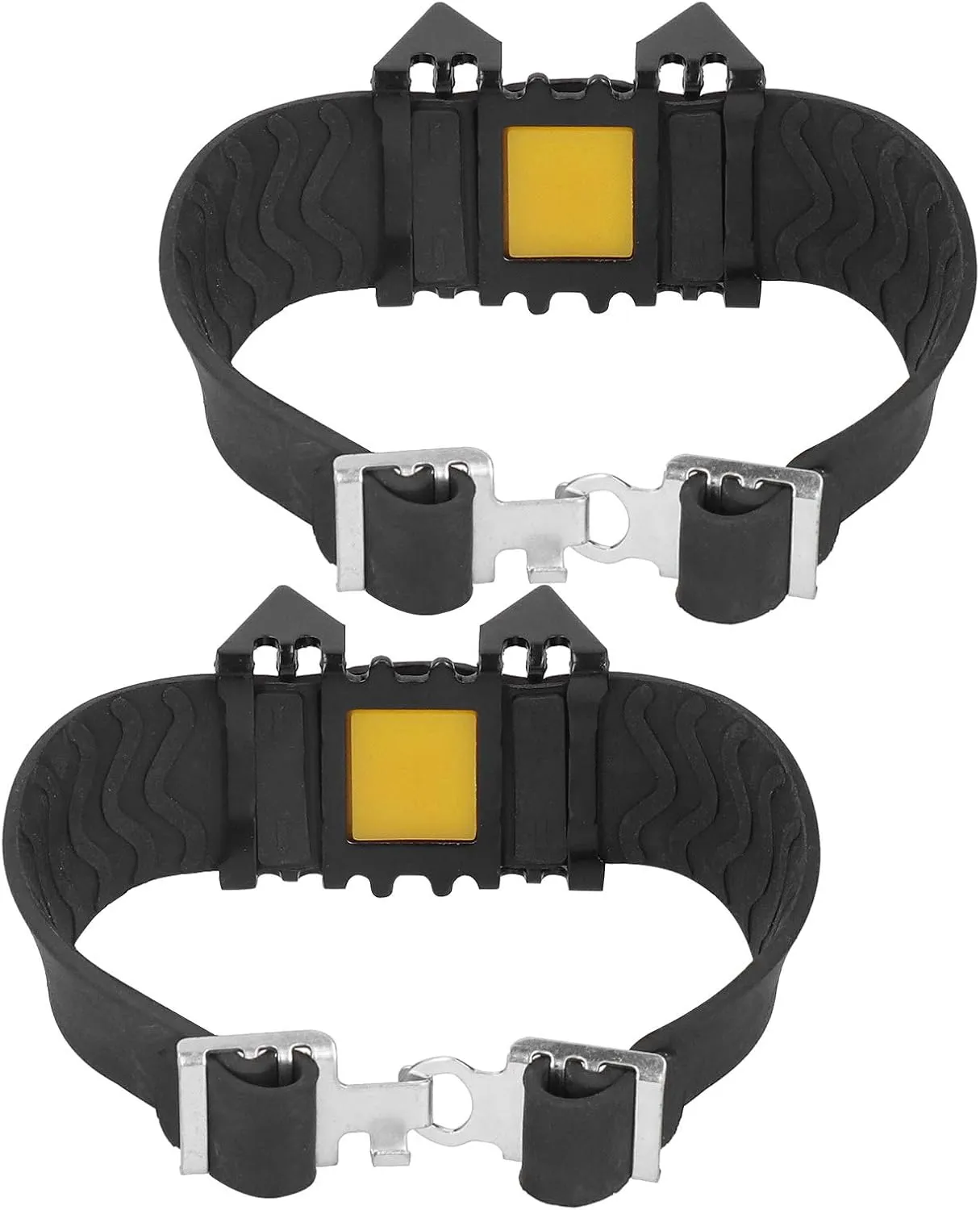 Topyond Durable Anti Slip Shoe Spikes - Ice Crampon Traction Cleats for Secure Walking on Snow and Ice