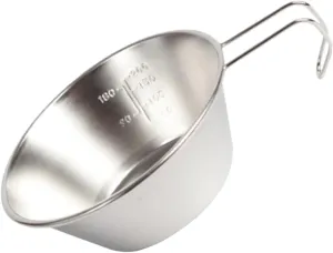 Toyvian Convenient Makgeolli Bowl Compact Water Cup for Camping Hiking and Picnics Durable Outdoor Accessory