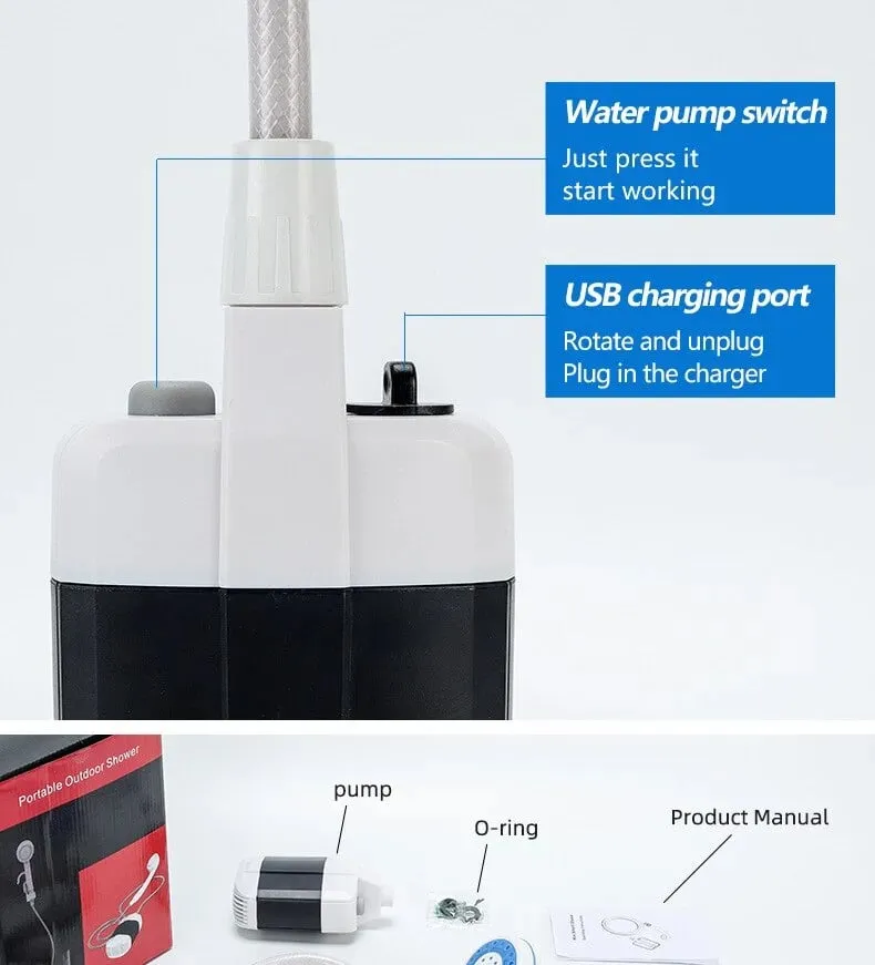 TrailFlow - Compact Camping Shower