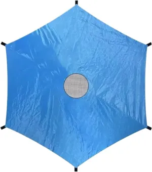 Trampoline Tent 6/8/10/12/14 Feet Outdoor Trampoline Shade Sun Cover 6 Poles Waterproof Trampoline Canopy Rainproof Tent Cover