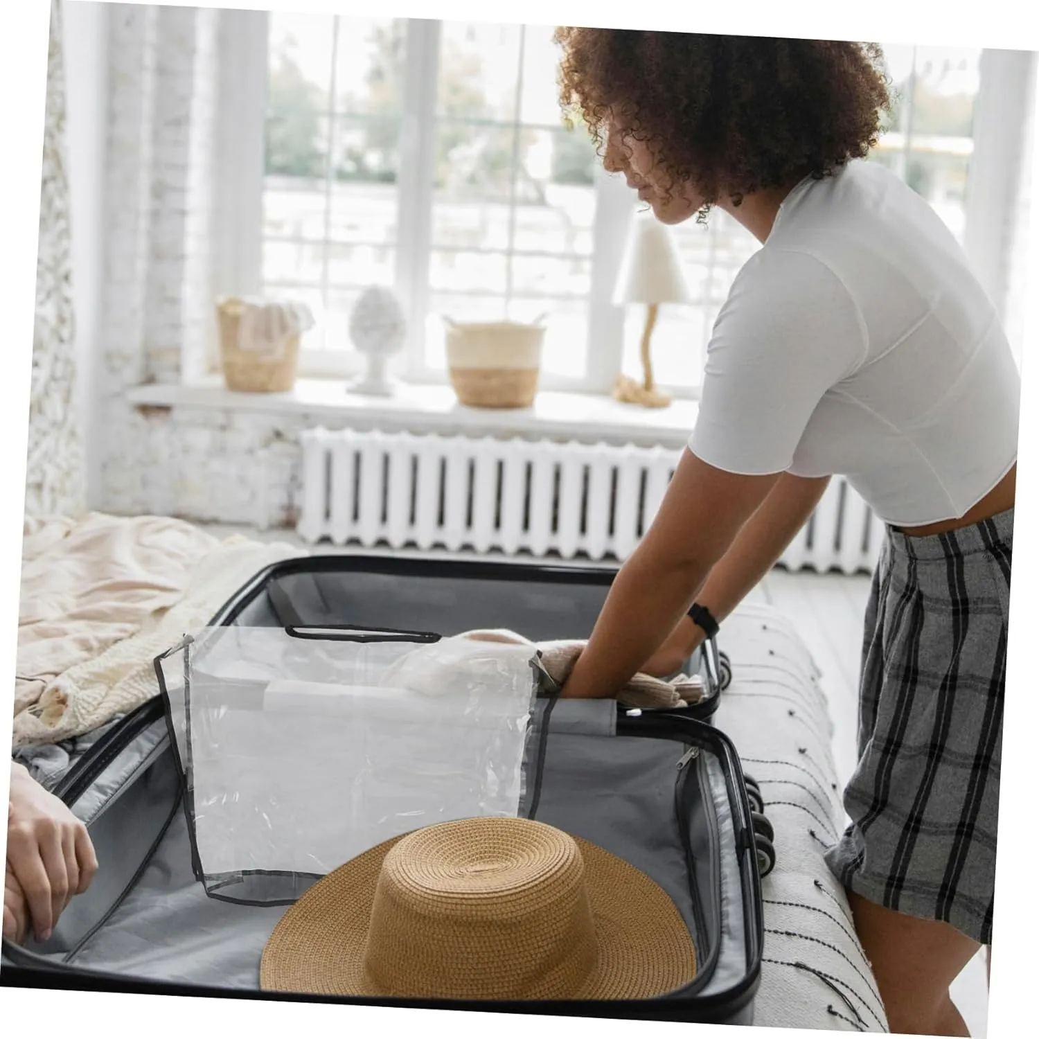 Transparent Purse Rain Cover Hand Bad Rain Shield Travel Bag Handbag Dust Covers Large Tote Bag able Bag