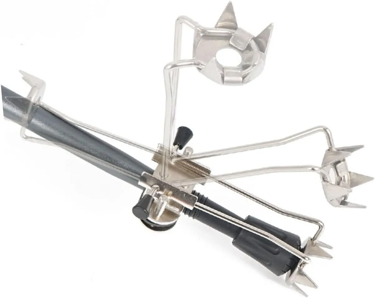 Trekking Poles Cleats Climbing Poles Crampons for Walking Cane Trekking Poles Crampon Cane Grip