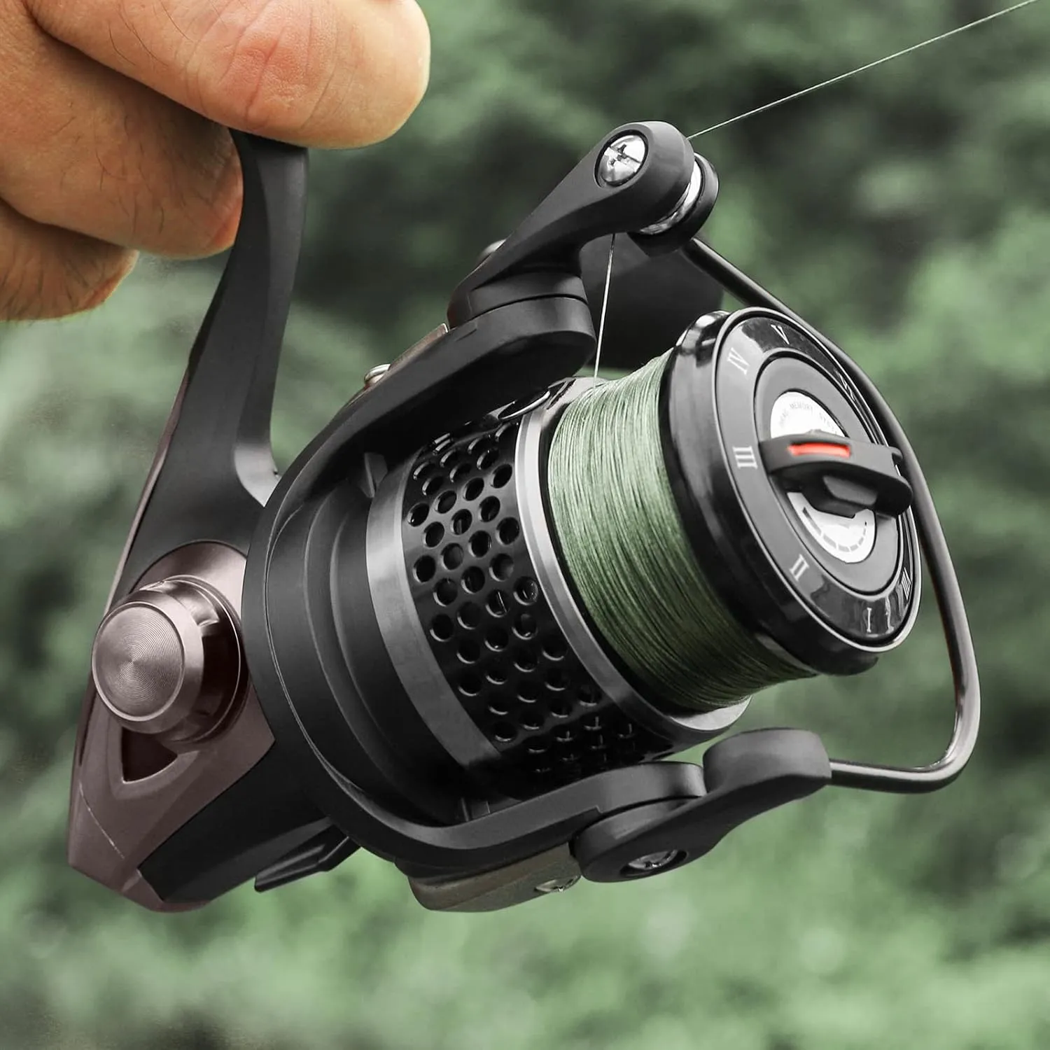 TRUSCEND Spinning Fishing Reel, Aviation Metal Material Body Reels, Industrial Durable-Strength, High Speed & Stability, Ultra-Light & Powerful, Smoother & Durable, Saltwater Freshwater Fishing Gear