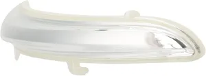 Turn Signal Light Cover Housing Car Rearview Mirror Turn Signal Indicator Light Replacement for Peugeot 208 2012‑2017