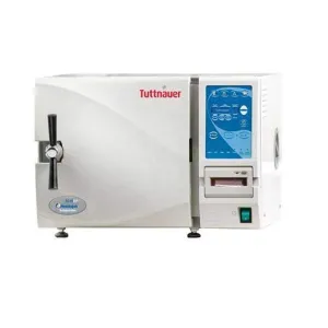 Tuttnauer 2540M Autoclave Sterilizer Analog Model With 4 Stainless Steel Trays, 10" Diameter Chamber, 120V