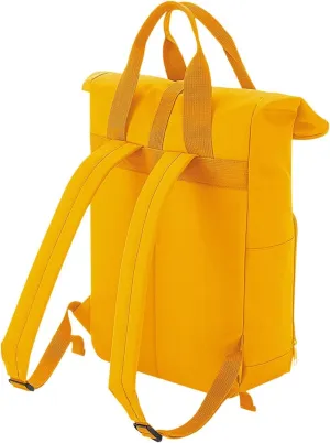 Twin Handle Roll-Top Backpack, Airforce Blue, One size